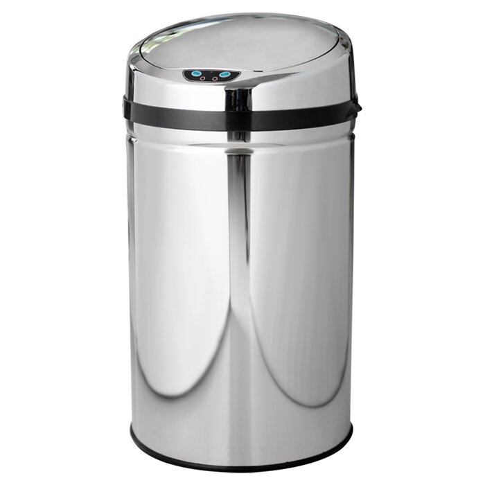 SVITA Sensor-Mülleimer 30L Stahl Mülleimer mit Sensor Elektrischer  Abfalleimer Küche Automatik Mülleimer mit Sensor Grau : : Küche,  Haushalt & Wohnen