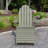 Hinz Plastic Adirondack Chair With Ottoman-120199282