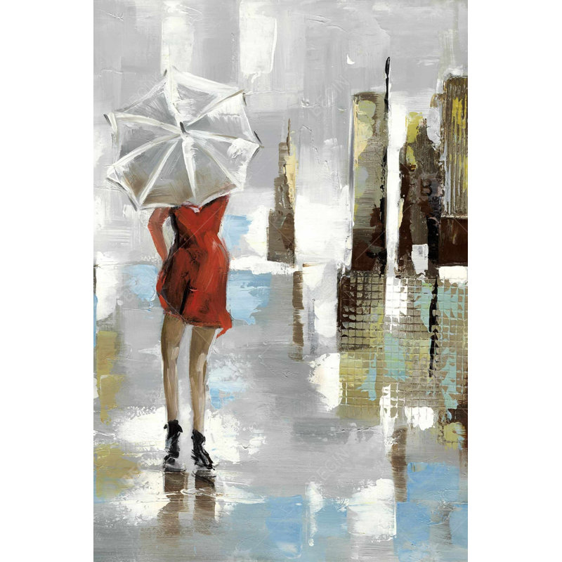 " Red Dress Woman "