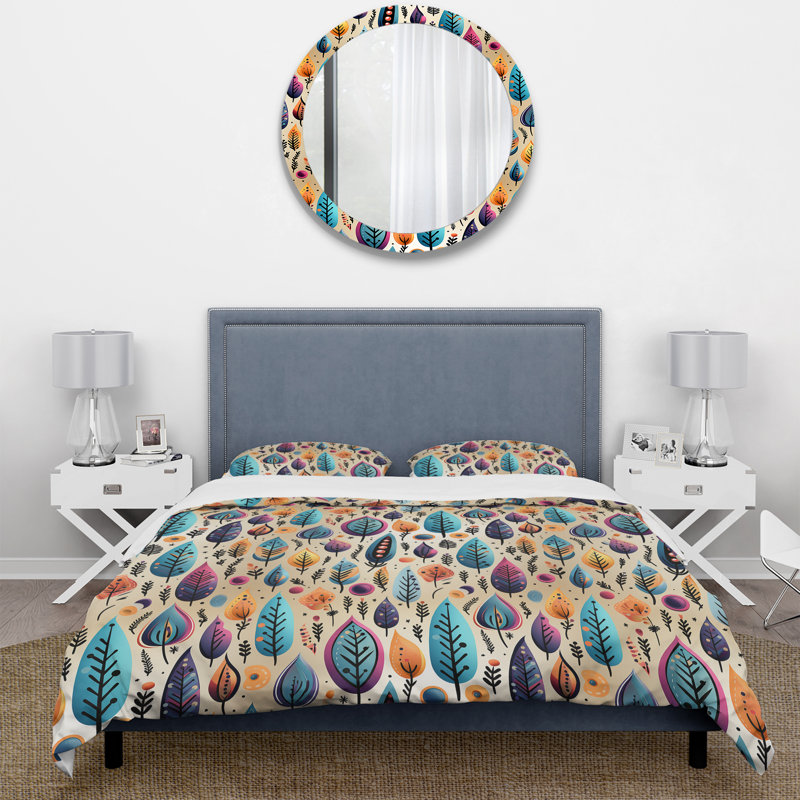Tribal Frivolity Boho Motif V - Ensemble de housse de couette Boho - Microfibre de polyester
