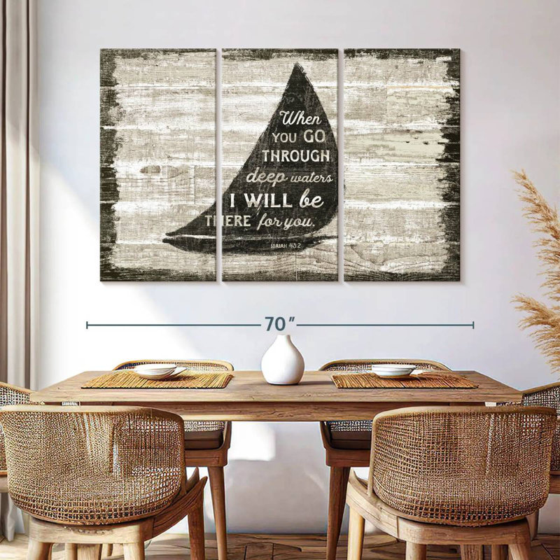 Écriture Driftwood Coast I, H 42 po x l 65 po