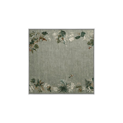 Tapis brun lavable à la machine