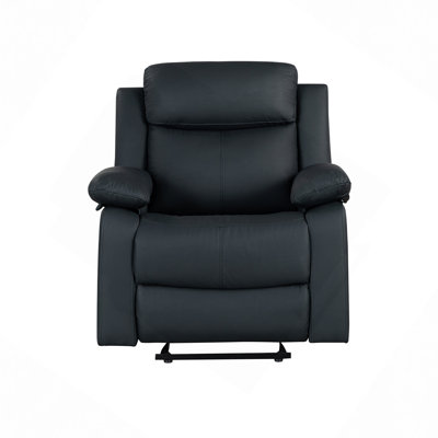 Fauteuil inclinable et oscillant blanc avec DEL Blanche