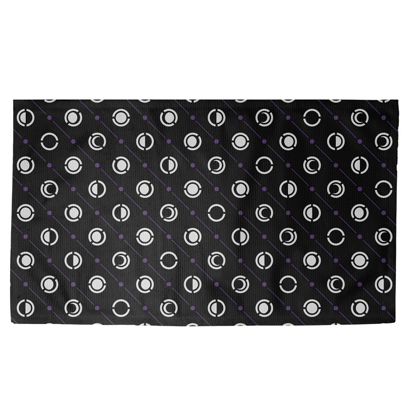 Skeffingt Polka Dots Indoor Rug, Rectangle 3' x 5'