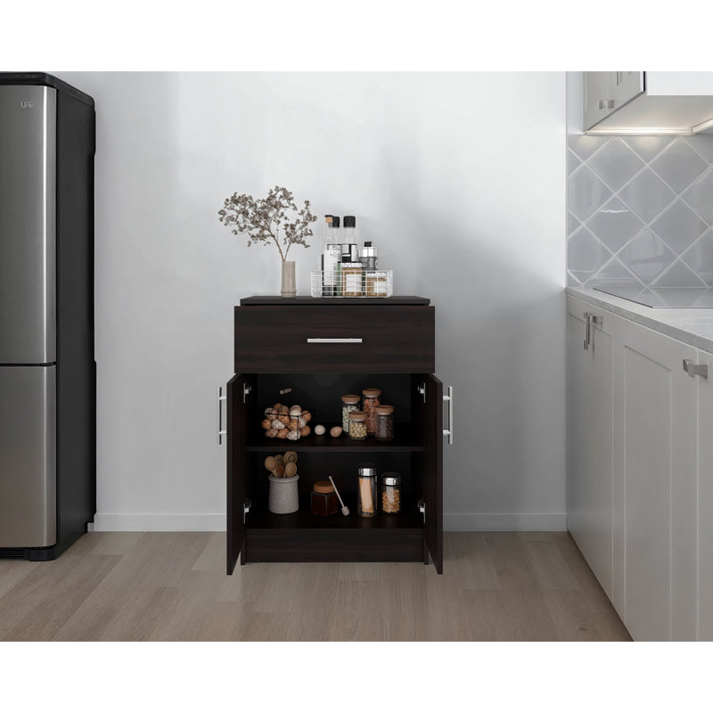 Wenge 2-door Kitchen Pantry