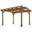 Pergola arquée, treillis de jardin pour l'extérieur