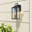 Schock Matte Black 34.9cm H Outdoor Wall Lantern