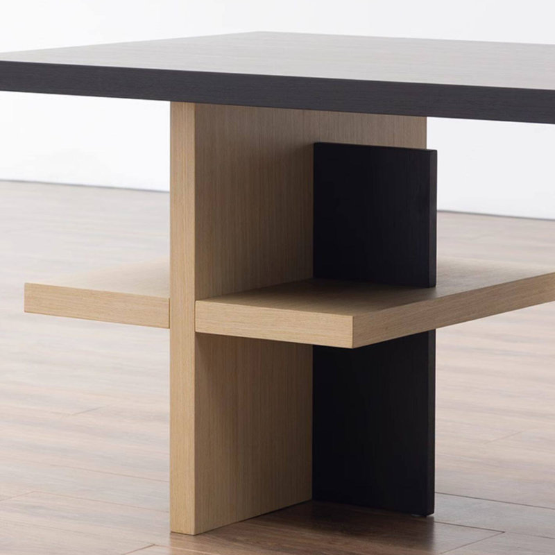 Bureau à la maison de style italien, H 29,53 po x l 78,74 po x P 35,43 po, Noir