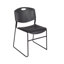 Table ronde Regence Cain et 4 chaises empilables Zeng-73412196-73412202