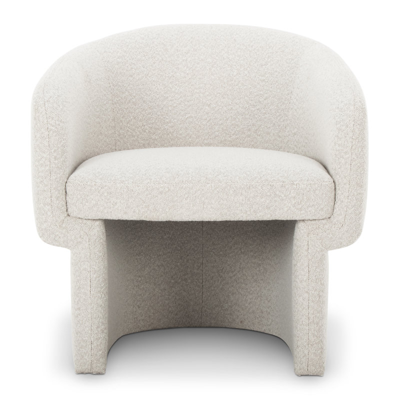 Jessie Accent Chair, Oyster Boucle