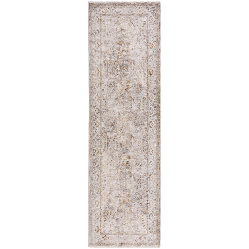 Cyprus CY6 Grey Rug, Runner 2'3" x 7'10"