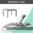 Lingeswaran Patio Adjustable Aluminum Chaise Lounge Set with Table & Pillow-112460404