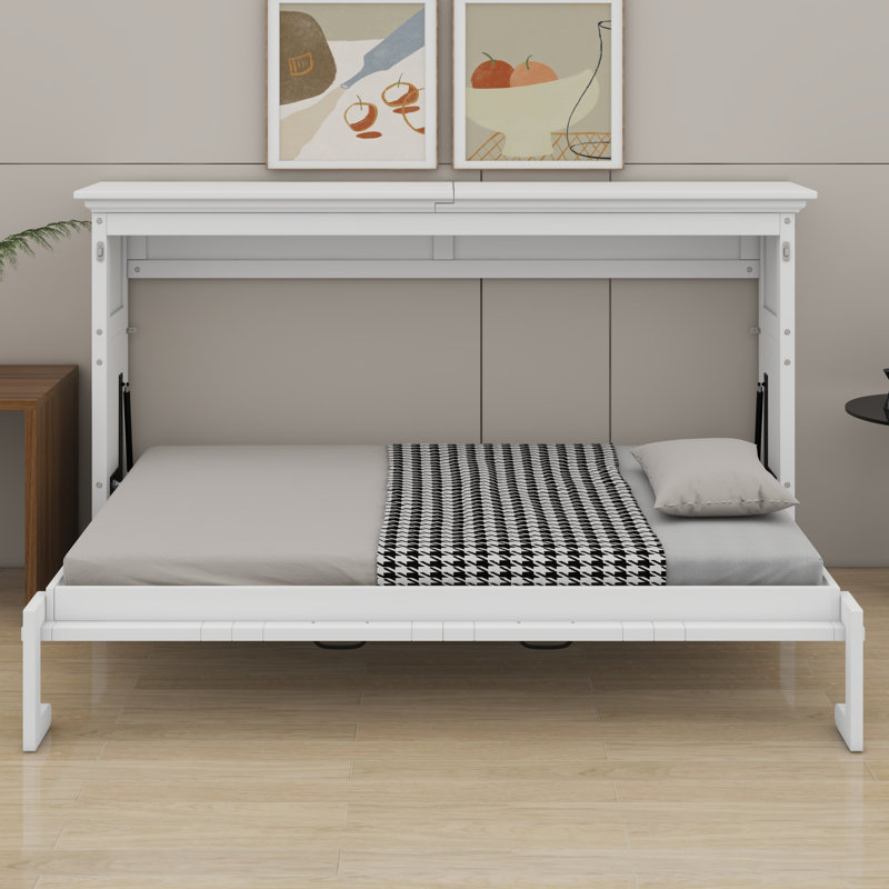 Space Saving Murphy Bed Folds Into Cabinet