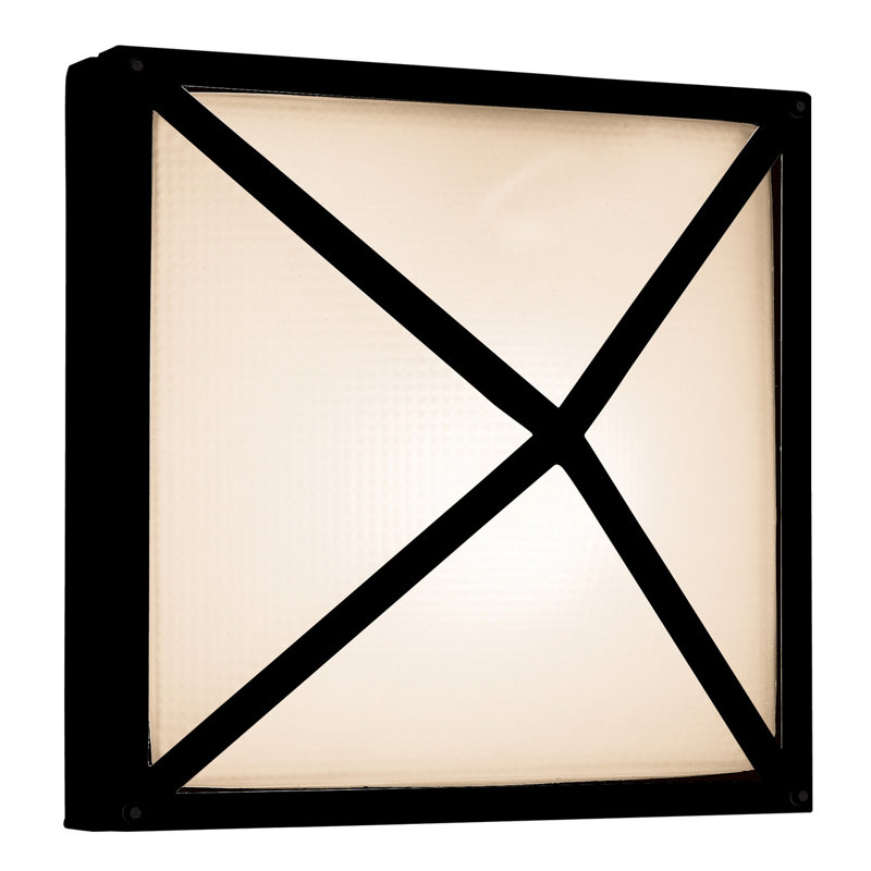 Grisborne Outdoor Bulkhead Light, LED, Black