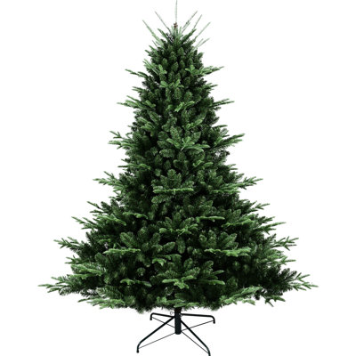 Christmas Tree 5ft With 1129 Pe/ Mixed , Wide Base For Large - Area Centerpieces In Spaces, Hinged Structure Simple Assembly, Strong Metal Stand, 44 Inch Wide, 60 Tall, 14.47 Lb Tip Of Tips, Grand