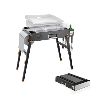 Yukon Glory 27'' W x 17'' D Stainless Steel Grill Cart Or Table