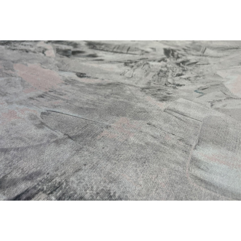 Tapis en polyester tissé à la machine en vert mystique, Rectangle 2 pi x 3 pi