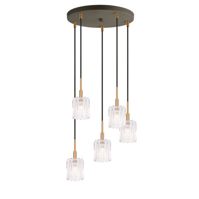 Luminaire suspendu en forme de cloche 5 lumières Rosendahl