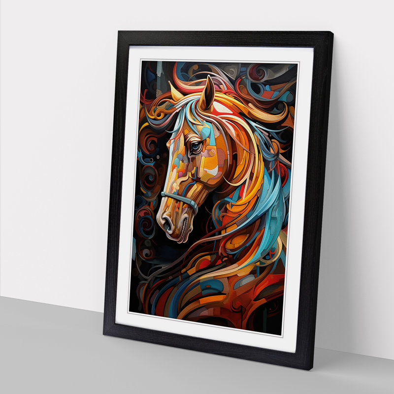 Horse Orphism No.2 - Framed Print