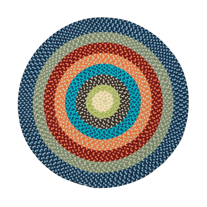 Tapis intérieur / extérieur Balbir, Rond 16 po