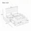 Lit plateforme moderne avec 6 tiroirs-493318039