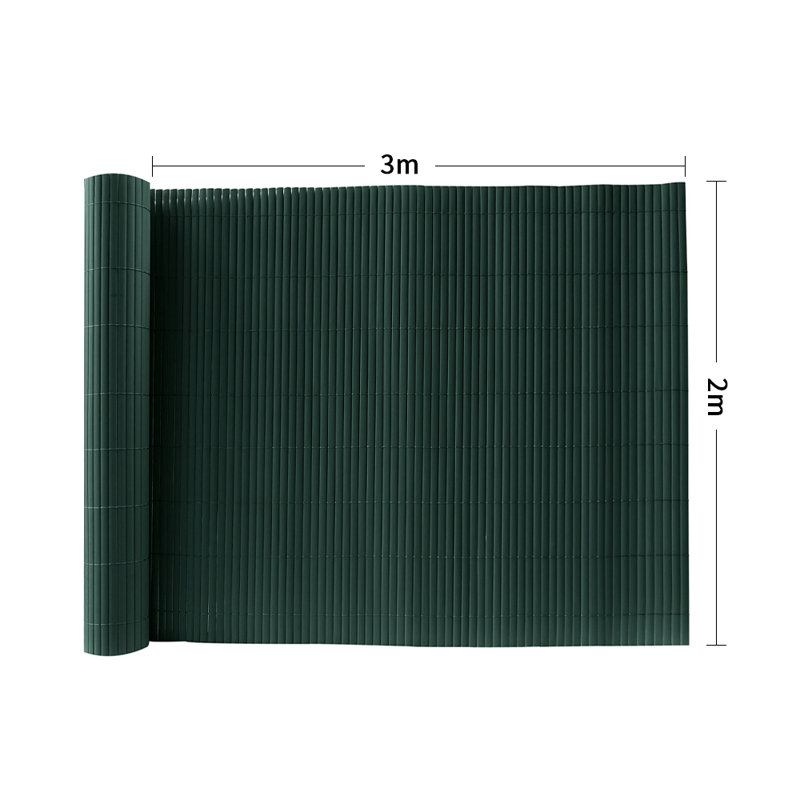 PVC Privacy Fence, Sun-blocked Screen Panels, Blindfold for Balcony, 200cm H x 300cm W x 0.16cm D