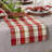 Kehoe Plaid Reversible Embellished Table Runner-1830274612