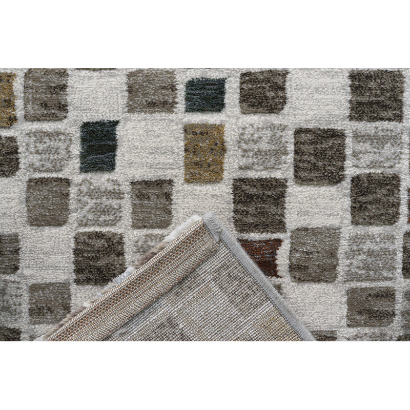 Ayan Geometric Area Rug, Rectangle 133 cm x 195 cm