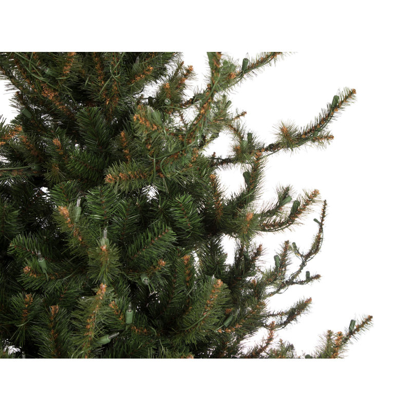 Lighted Artificial Spruce Christmas Tree, 9' H