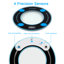 Blue Elephant Digital Glass Bathroom Scale