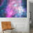 Planet In Outer Space Galaxy Peel & Stick Border-93867815