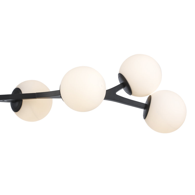 Amarula 8-Light Chandelier, Noir