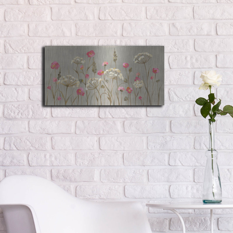  «Delicate Garden» par Silvia Vassileva, art mural en métal, 48 po x 24 po, H 12 po x l 24 po