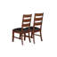 Chaises d'appoint à dossier échelle Sara