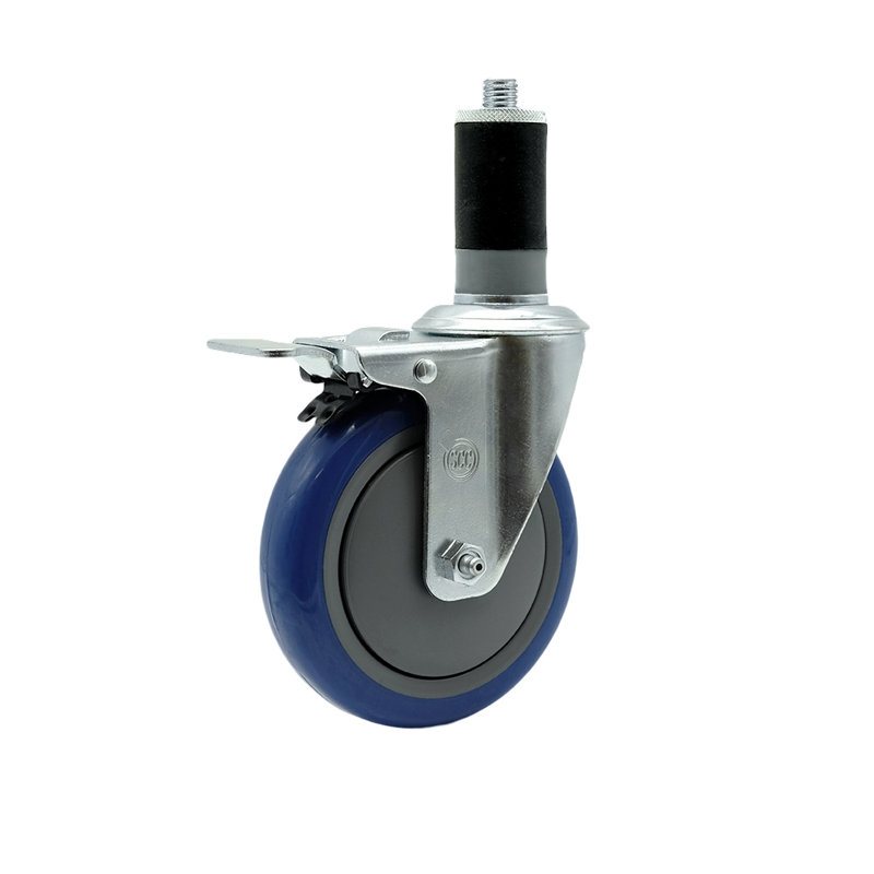Locking Caster Replacement, Blue