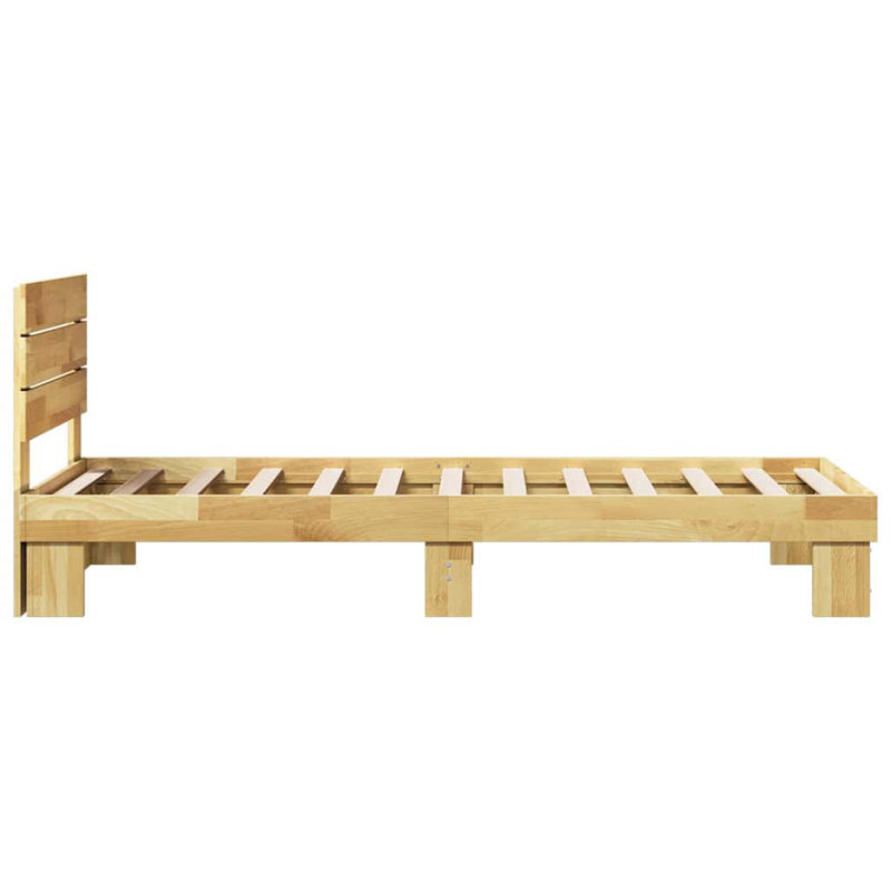 Solid Wood Bed, European Single (90 x 200 cm)