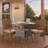 Patio Brown Wicker Round Bar Table