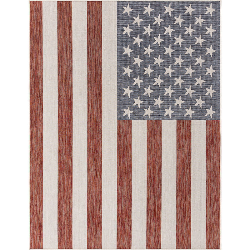 Jill Zarin Indoor/Outdoor Rug, Rectangle 7'1" x 10'