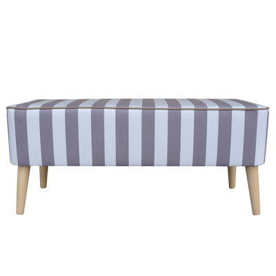 Mr.M Polyester Blend Upholstered Bench