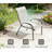 Stackable Outdoor Dining Chairs, Set Of 4, Comfortable And Space-Saving For Patio And Deck Use-1530071606