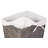 BirdRock Home Wicker Laundry Hamper with Lid (Gray)-589491218