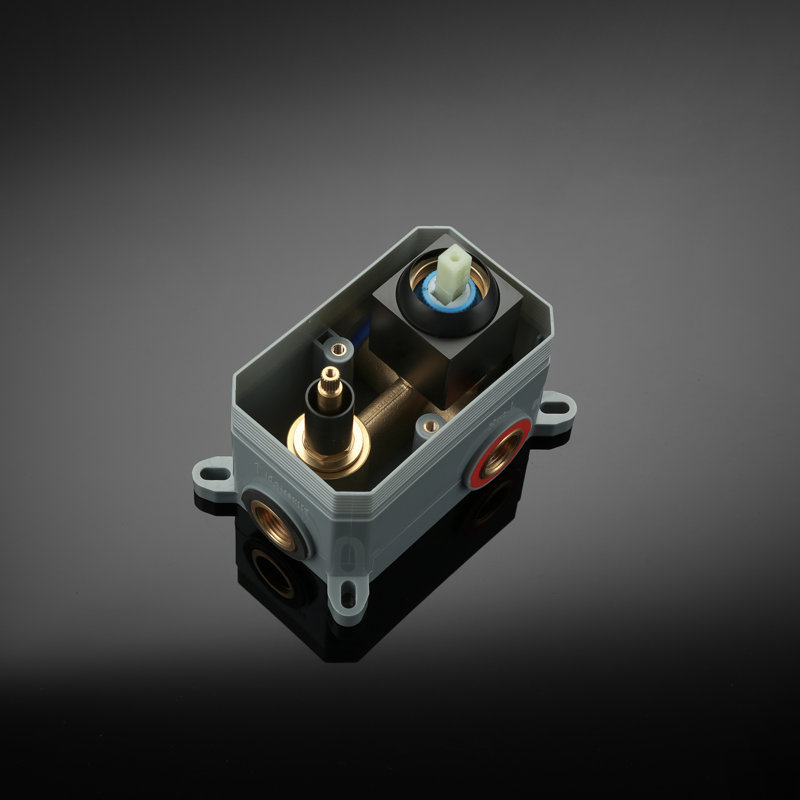 All-In-One Kit with Rough in-Valve, Matte Black