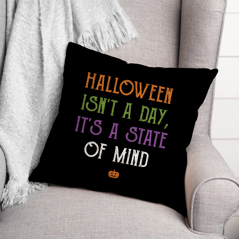 Coussin Halloween est un état d'esprit