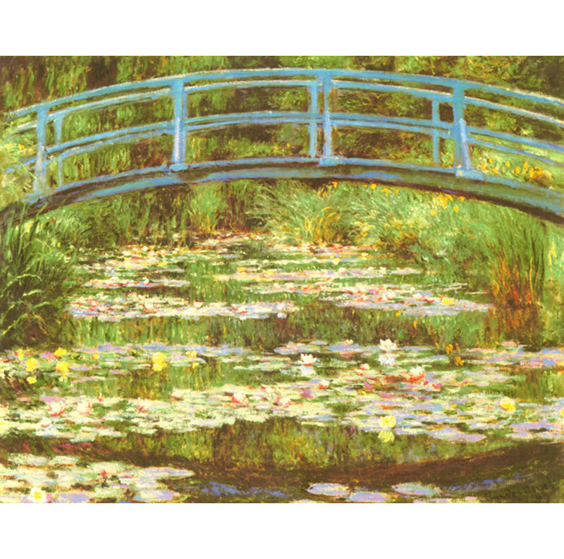 La Passerelle japonaise, H 19 po x l 24 po