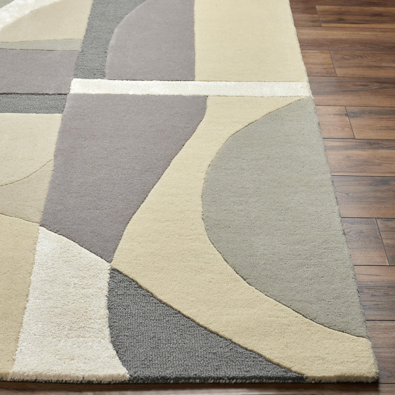 Mirijela Performance Abstract Indoor Rug, Rectangle 5' x 7'6"