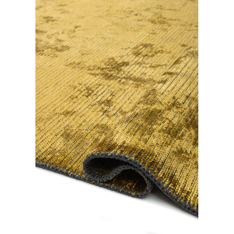 Saphirra Abstract Hand Loom Indoor / Outdoor Area Rug, Rectangle 5'3" x 7'6"