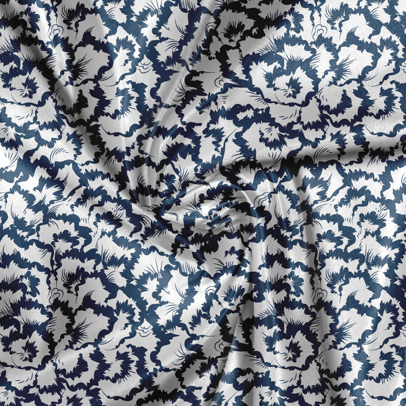 Polyester Semi Sheer Curtain Pair