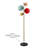 Koben Gold Glass Globe Floor Lamp