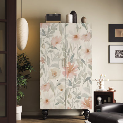 Armoire suspendue en bois de style français
