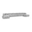 Canapé modulaire rembourré 204 po Ames-90279386